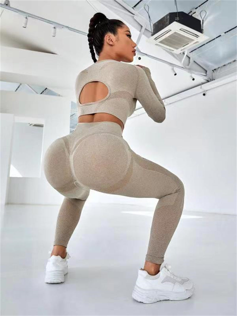 2pcs Sports Suits Long Sleeve