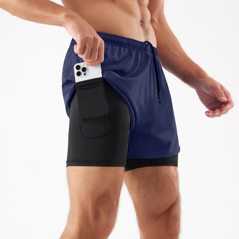 Double-layer Fitness Shorts