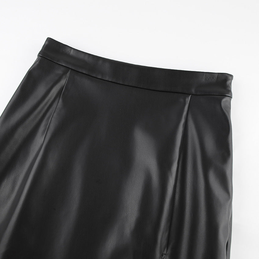 Sexy Mid Length Skirt High Waist Skirt