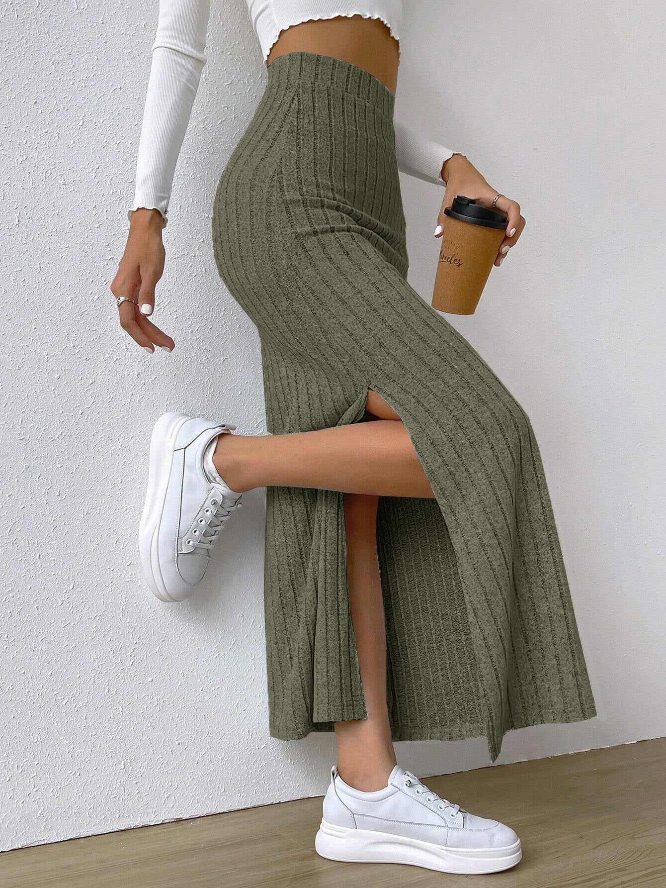 Spring Long Skirt High Waist