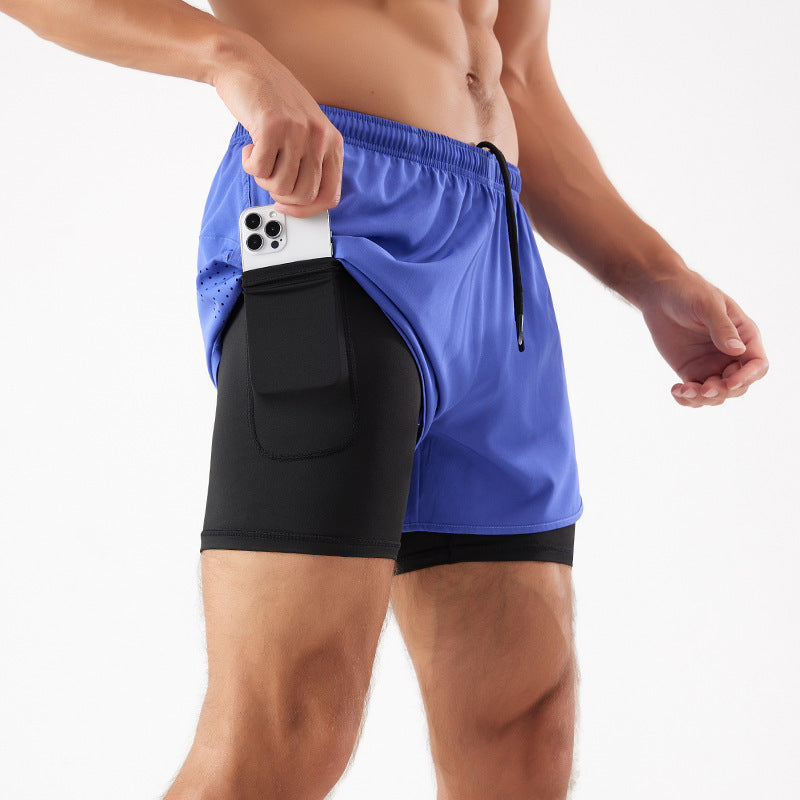 Double-layer Fitness Shorts