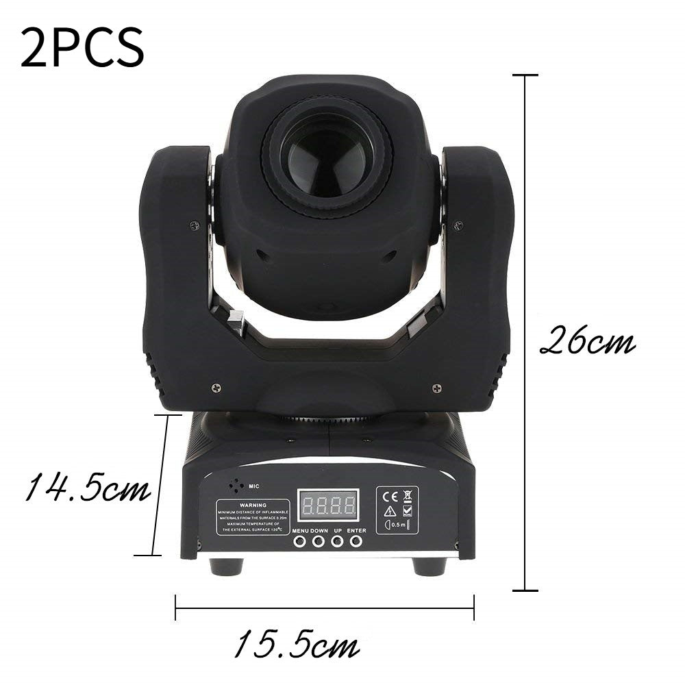 60W Colorful Rotating Live Studio Beam Spotlight KTV Ambience Light Led Pattern Shake