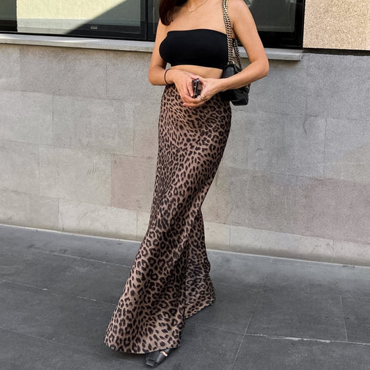 Leopard Print  Skirt
